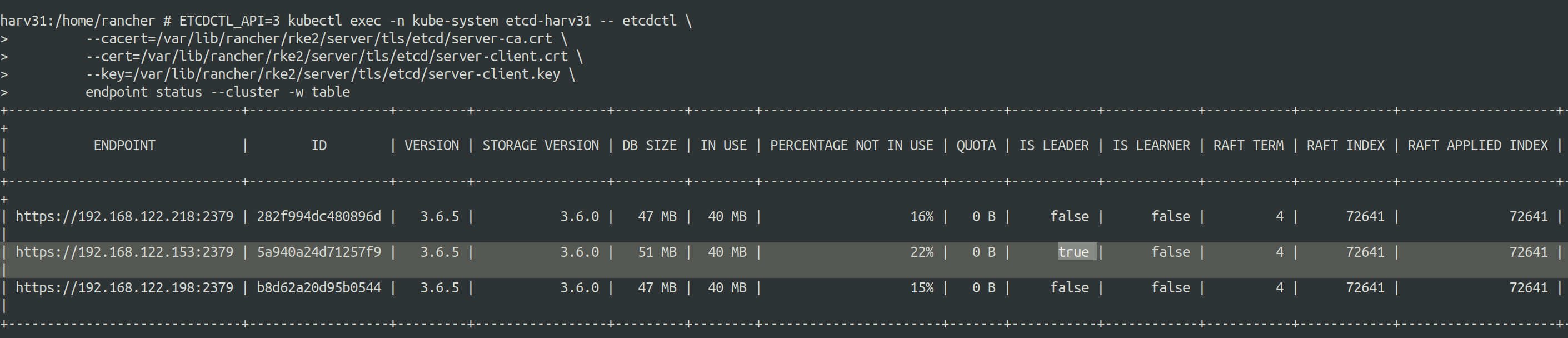 etcd-endpoint-status